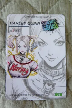 24 HARLEY QUINN CARDDASS MASTERS GOLD FOIL ANIME HOLOFOIL CARD - Image 2