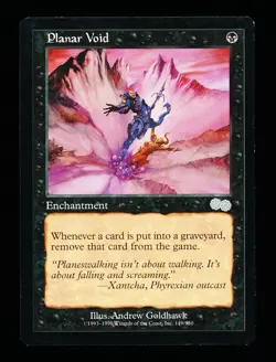 * * 1x Planar Void x1 * * Urza's Saga MTG Close to NM Near Mint - Image 1