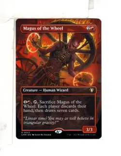 MTG SkeenAB Magus of the Wheel BORDERLESS from CMM. NM. - Image 1
