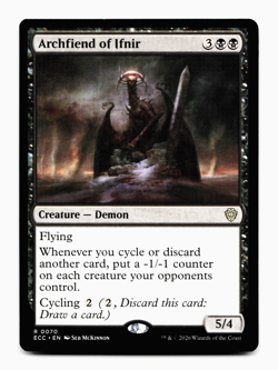 Archfiend of Ifnir [Commander: Lorwyn Eclipsed] Magic - MTG ECC 0070 NM 💀 - Image 3