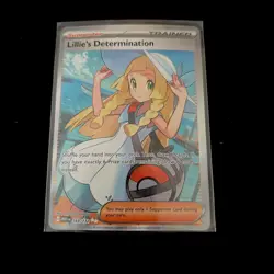Lillie's Determination 169/132 Pokemon Mega Evolution Full Art - Image 1