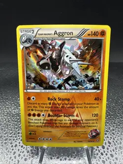 Pokemon TCG Team Magma’s Aggron 14/34 Holo Rare 2015 XY Double Crisis - Image 1