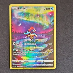 Pokemon Keldeo Ultra Rare Full Art Holo GG07 Crown Zenith Galarian Gallery HP110 - Image 1