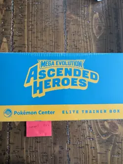 In Hand New & Sealed Pokemon TCG: Ascended Heroes Pokemon Center ETB - Image 2