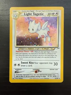 2002 Pokemon Neo Destiny Light Togetic Holo RAW - Image 1
