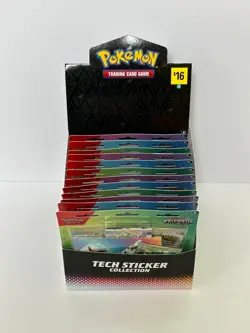 Pokemon TCG Prismatic Evolution Tech Sticker Collection Full Set Of 12 - Image 1
