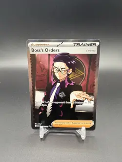 Pokemon Boss's Orders Full Art Holo Trainer Supporter Rare Ascended Heroes - Image 1