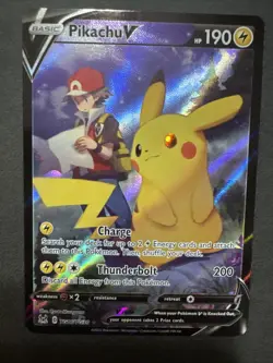 2022 Pokemon Sword & Shield Lost Origin Trainer Gallery #TG16/TG30 Pikachu V - Image 1