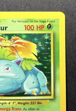 Venusaur Holo Rare #15/102 - Base Set Unlimited - 1999 WOTC Vintage Pokemon - Image 2