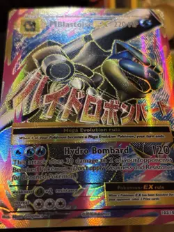Pokemon M Blastoise EX Full Art Ultra Rare Holo XY 102/108 HP 220 - Image 4