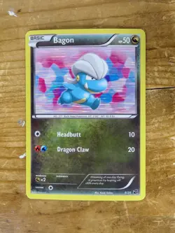 Pokemon TCG Bagon 6/20 Dragon Vault DRV Holo Rare Black & White BLW 2012 NM - Image 1