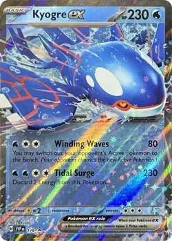Pokemon - Black Star Promo - Kyogre ex - SVP 178 - Ultra Rare - NM/M - Image 1