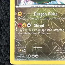 Rayquaza 93/113 Legendary Treasures Reverse Holo Rare Pokemon TCG VLP - Image 3