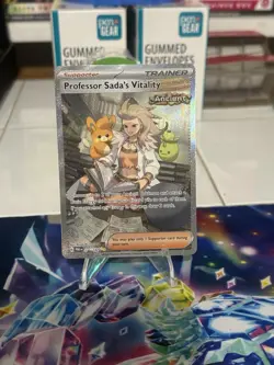 Professor Sada's Vitality Trainer Pokemon TCG Paradox Rift Full Art - Image 1