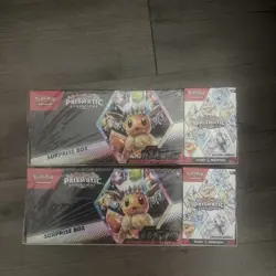 Lot of 2 Pokemon Prismatic Evolutions Surprise Box/Booster Sam's Club Bundle - Image 1