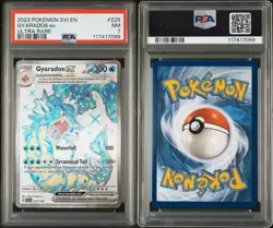 2023 POKEMON SVI EN-SCARLET & VIOLET ULTRA RARE #225 GYARADOS EX PSA 7 - Image 3