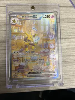 Pokemon TCG Alakazam EX 201/165 Special Illustration Rare Scarlet & Violet 151 - Image 1