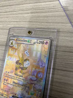 Pokemon TCG Alakazam EX 201/165 Special Illustration Rare Scarlet & Violet 151 - Image 2