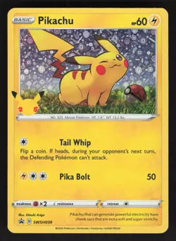Pikachu SWSH039 Pokemon TCG General Mills Promo LP - Image 1