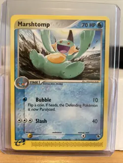 Pokemon Ruby and Sapphire #40/109 Marshtomp!! NM-MT - Image 1