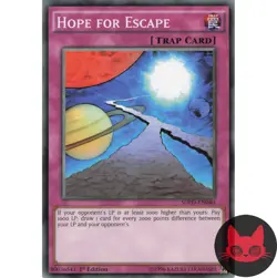 Yugioh Hope for Escape SDPD-EN040 Common 1st Edition NM - Image 1