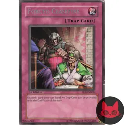 Yugioh Forced Ceasefire FET-EN060 Rare 1st Edition MP - Image 1
