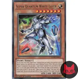 Yugioh Super Quantum White Layer DANE-EN013 Rare 1st Edition NM - Image 1