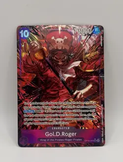 Gol.D.Roger (OP13-064) Super Rare Foil Alt Art 13000 Power Carrying on His Will - Image 1