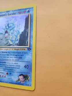 Pokemon TCG Giovanni's Gyarados Gym Challenge Holo Card 5/132 NM - Image 3