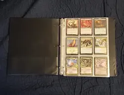 Magic The Gathering Binder Of Cards. New /Old 86 Total Lot - Image 1