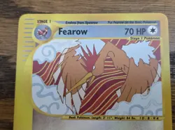 Pokemon 2002 Expedition Reverse Holo #11/165 FEAROW sweet card,, Not Played - Image 2