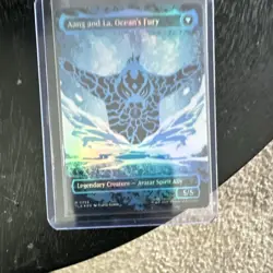 Magic: The Gathering Foil Legendary Creature Cards Aang & Aang and La - Image 2