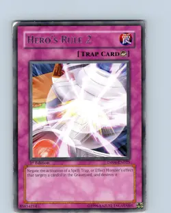 Yu-Gi-Oh TCG Hero's Rule 2 DP06-EN025 1st Edition Regular Rare Card Played MP-LP - Image 1