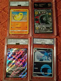 AGS & WAG Mixed Graded Pokemon Card Lot - Image 1