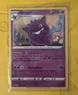 Pokemon TCG: Sword & Shield Gengar SWSH052 Black Star Promo Card - Image 2