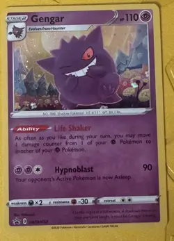 Pokemon TCG: Sword & Shield Gengar SWSH052 Black Star Promo Card - Image 5