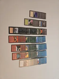 Magic the Gathering Ice Age Lot Necropotencd Urza's Bauble, Brushland - Image 1