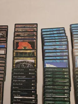 Magic the Gathering Ice Age Lot Necropotencd Urza's Bauble, Brushland - Image 3