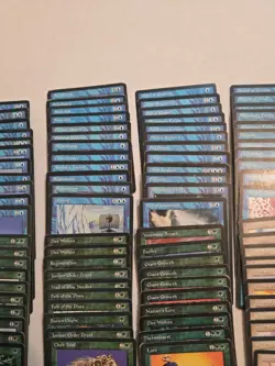 Magic the Gathering Ice Age Lot Necropotencd Urza's Bauble, Brushland - Image 4
