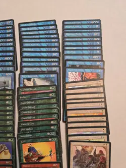 Magic the Gathering Ice Age Lot Necropotencd Urza's Bauble, Brushland - Image 5