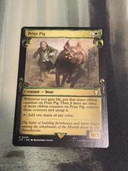 Prize Pig - SHOWCASE SCROLLS - The Lord of the Rings LTC - MTG - NM - Image 1
