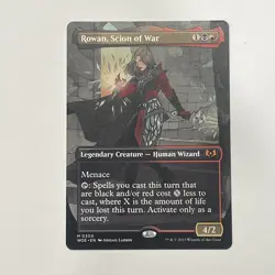Rowan, Scion of War (Borderless) Wilds of Eldraine Regular - Image 1
