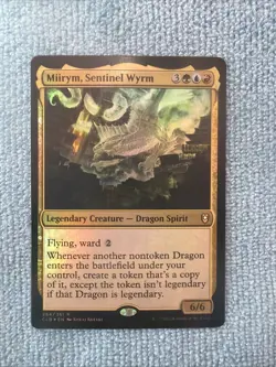 MTG Miirym Sentinel Wyrm Foil Battle for Baldur's Gate Magic The Gathering TCG - Image 1