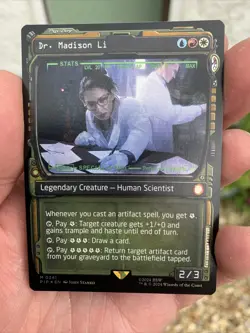 MTG Dr Madison Li Fallout Foil Pip-Boy Showcase - Image 1