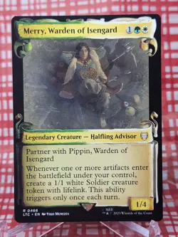Merry, Warden of Isengard - Showcase Scrolls - Commander: The Lord of the Ri - Image 1