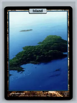 Magic The Gathering Unhinged Island #137/140 Full Art Land MTG CCG TCG - Image 1