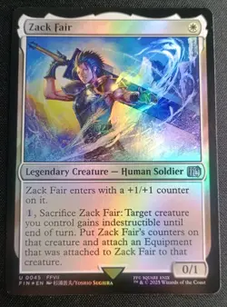 MTG Final Fantasy - Zack Fair - Foil - Image 1