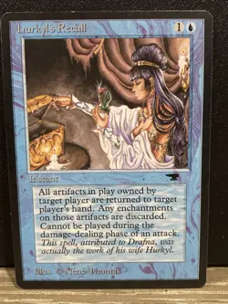 Antiquities Hurkyl's Recall - MTG LP Magic: The Gathering Free Ship - Image 1