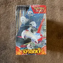 Pokemon TCG Surging Sparks Booster Box 36 Packs - New & Sealed - Small Tear - Image 2