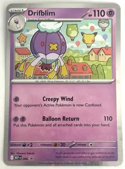 Pokemon Mega Evolutions, Drifblim, 006, Cosmos Holo, Promo - Image 1